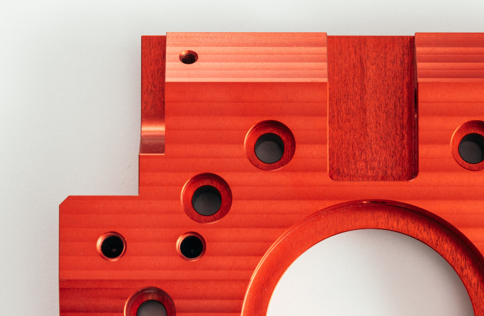 CNC Fräsen Rot